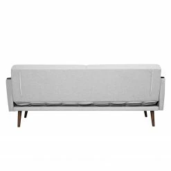 Mørteens Canapé convertible Willette - Microfibre - Gris clair -loftscape Boutique schlafsofa willette microfaser hellgrau 4722620