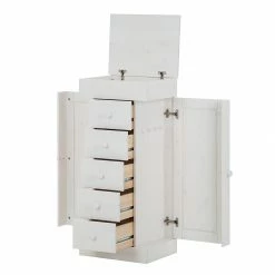 Maison Belfort Armoire à bijoux Amata - Pin massif Blanc 18 Maison Belfort Armoire à bijoux Amata - Pin massif Blanc -loftscape Boutique schmuckschrank amata kiefer massiv weiss 1255770
