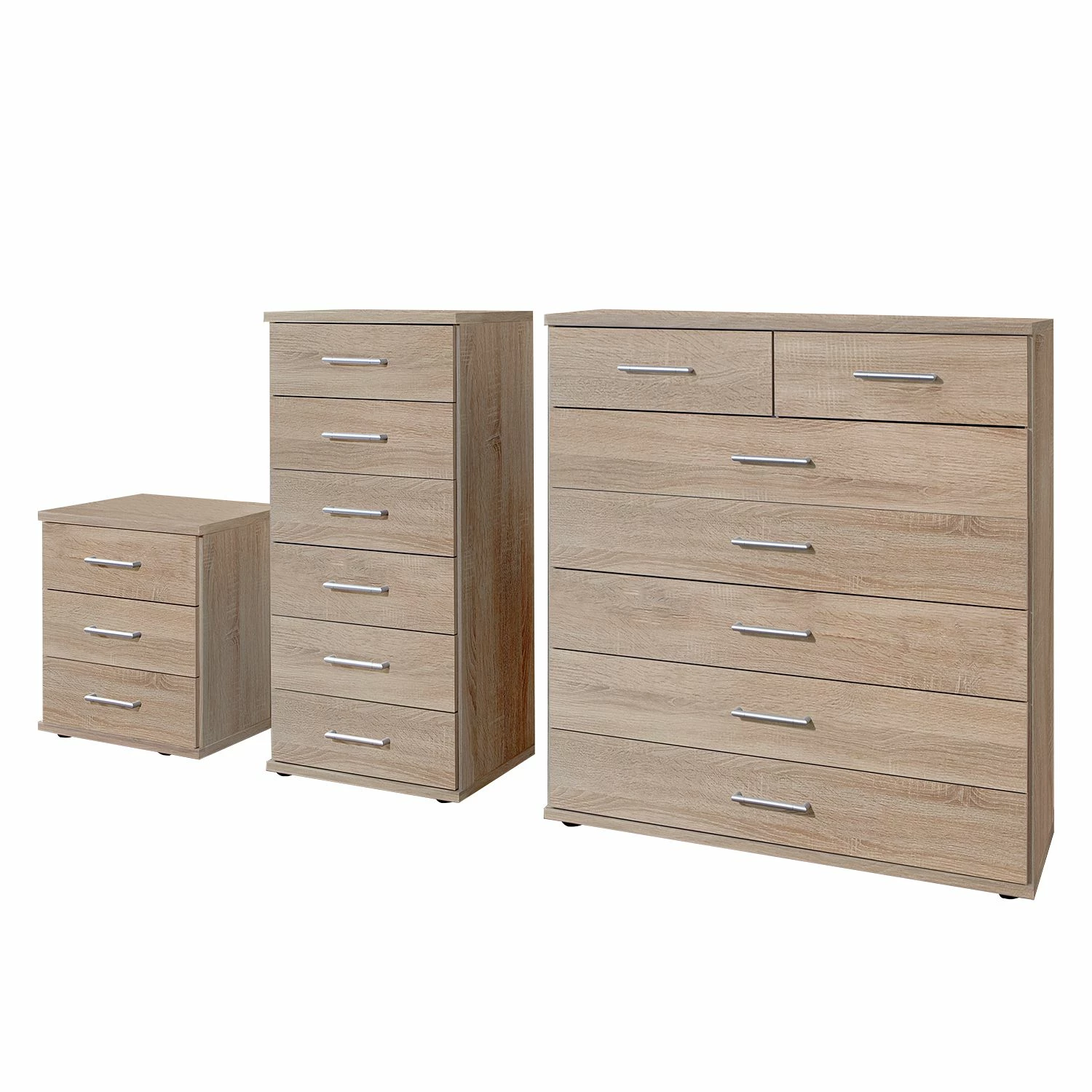 Wimex Commode à tiroirs I - Imitation chêne brut de sciage 4 Wimex Commode à tiroirs I - Imitation chêne brut de sciage – Image 2