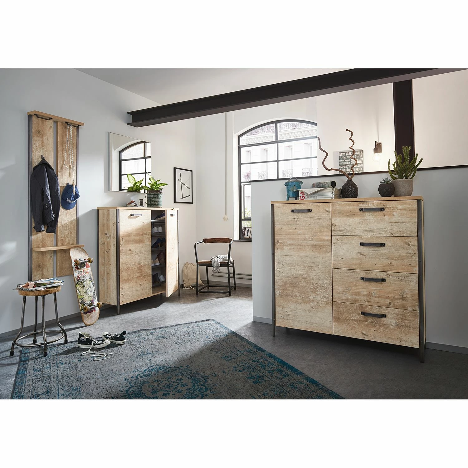 Schildmeyer Commode Harkon II - Imitation chêne de Findus - Largeur : 118 cm 5 Schildmeyer Commode Harkon II - Imitation chêne de Findus - Largeur : 118 cm – Image 3