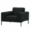 Studio Copenhagen Fauteuil Ampio Tissu - Tissu Floreana : Anthracite - Noir