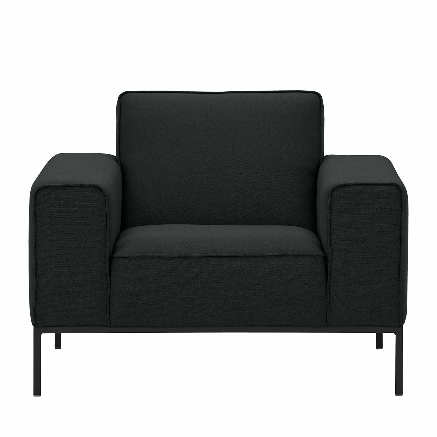 Studio Copenhagen Fauteuil Ampio Tissu - Tissu Floreana : Anthracite - Noir 5 Studio Copenhagen Fauteuil Ampio Tissu - Tissu Floreana : Anthracite - Noir – Image 3