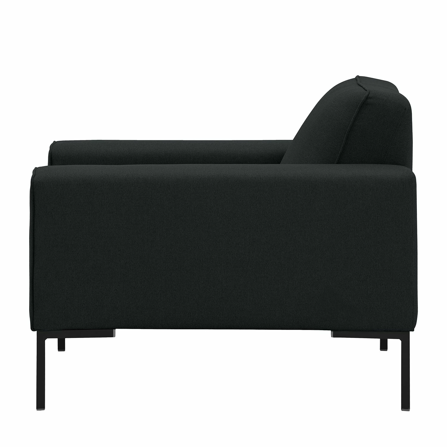 Studio Copenhagen Fauteuil Ampio Tissu - Tissu Floreana : Anthracite - Noir 6 Studio Copenhagen Fauteuil Ampio Tissu - Tissu Floreana : Anthracite - Noir – Image 4