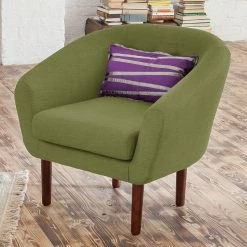 Mørteens Fauteuil Anna I - Vert olive -loftscape Boutique sessel anna i webstoff olivgruen 4828916