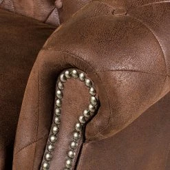 Ars manufacti Fauteuil Benavente - Aspect vieux cuir marron 18 Ars manufacti Fauteuil Benavente - Aspect vieux cuir marron -loftscape Boutique sessel benavente antiklederlook braun 406397