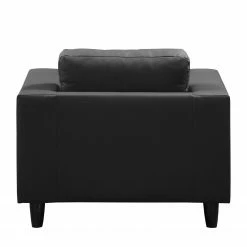 Ars manufacti Fauteuil Bexwell I - Imitation cuir - Cuir synthétique Madara: Noir -loftscape Boutique sessel bexwell kunstleder schwarz 5052644