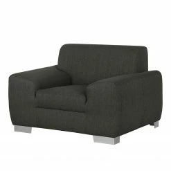 Fredriks Fauteuil Bollon - Tissu - Gris foncé