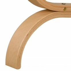 Modoform Fauteuil Bueno Vista - Vert gazon - Beige - Hêtre -loftscape Boutique sessel bueno vista strukturstoff buche natur grasgruen 4617404