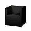 Mooved Fauteuil Carmen - Imitation cuir - Noir -loftscape Boutique sessel carmen kunstleder schwarz 1321504
