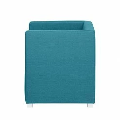 Mooved Fauteuil Carmen - Tissu turquoise -loftscape Boutique sessel carmen stoff blau tuerkis 1321475