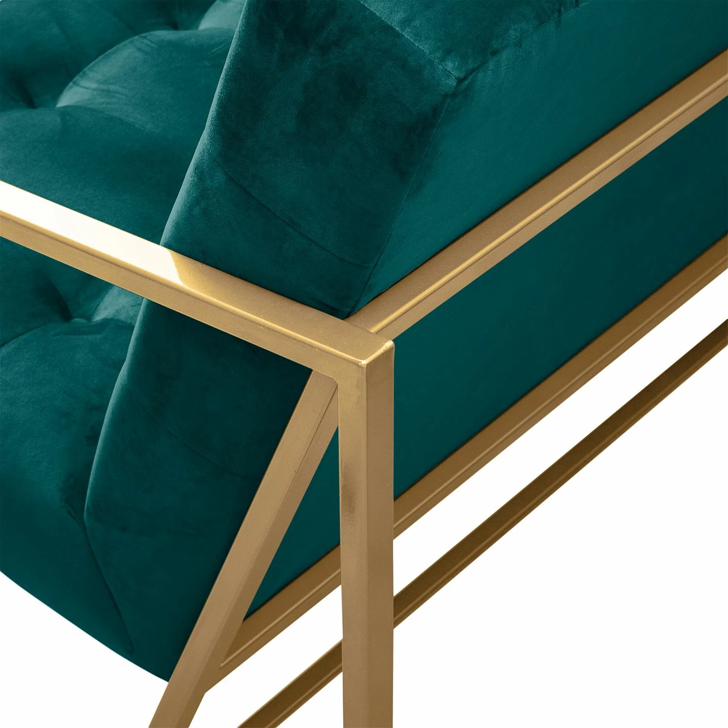 Jack & Alice Fauteuil Charm II - Bleu pétrole 8 Jack & Alice Fauteuil Charm II - Bleu pétrole – Image 6