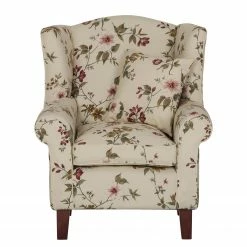 Maison Belfort Fauteuil Red Rose - Beige - Sans repose-pieds -loftscape Boutique sessel colmar webstoff floral ohne hocker beige 4836512