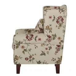 Maison Belfort Fauteuil Red Rose - Beige - Sans repose-pieds -loftscape Boutique sessel colmar webstoff floral ohne hocker beige 4836516