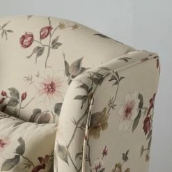 Maison Belfort Fauteuil Red Rose - Beige - Sans repose-pieds -loftscape Boutique sessel colmar webstoff floral ohne hocker beige 4836524