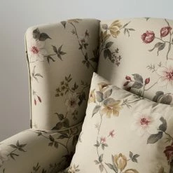 Maison Belfort Fauteuil Red Rose - Beige - Sans repose-pieds -loftscape Boutique sessel colmar webstoff floral ohne hocker beige 4836528