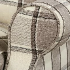 Maison Belfort Fauteuil à oreilles Colmar XL - Marron / Beige 15 Maison Belfort Fauteuil à oreilles Colmar XL - Marron / Beige -loftscape Boutique sessel corteen webstoff braun beige 4283704