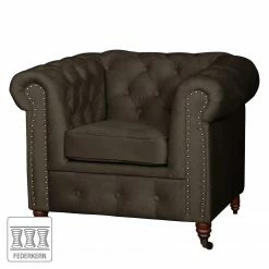 Jack & Alice Fauteuil Esplanada - Marron bison -loftscape Boutique sessel esplanada microfaser bisonbraun 4504996