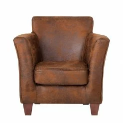 Ars manufacti Fauteuil Even - Microfibre marron -loftscape Boutique sessel even microfaser braun 254004