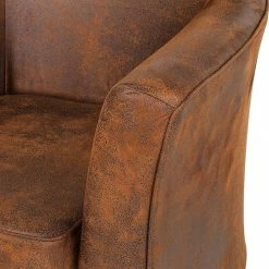 Ars manufacti Fauteuil Even - Microfibre marron -loftscape Boutique sessel even microfaser braun 254006