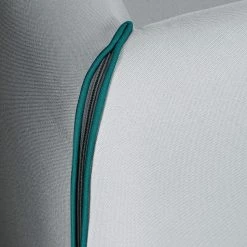 Fredriks Ensemble de salon Grady II (3-2-1) - Tissu - Gris clair / Turquoise -loftscape Boutique sessel grady webstoff ii ohne hocker hellgrau tuerkis 4771432 1