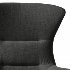 Studio Copenhagen Fauteuil Hepburn III - Tissu Milan : Anthracite - Noir -loftscape Boutique sessel hepburn ii flachgewebe schwarz stoff milan anthrazit 5018964