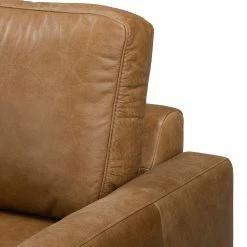 Ars manufacti Fauteuil Horley - Cuir véritable - Marron -loftscape Boutique sessel horley echtleder braun 5039452