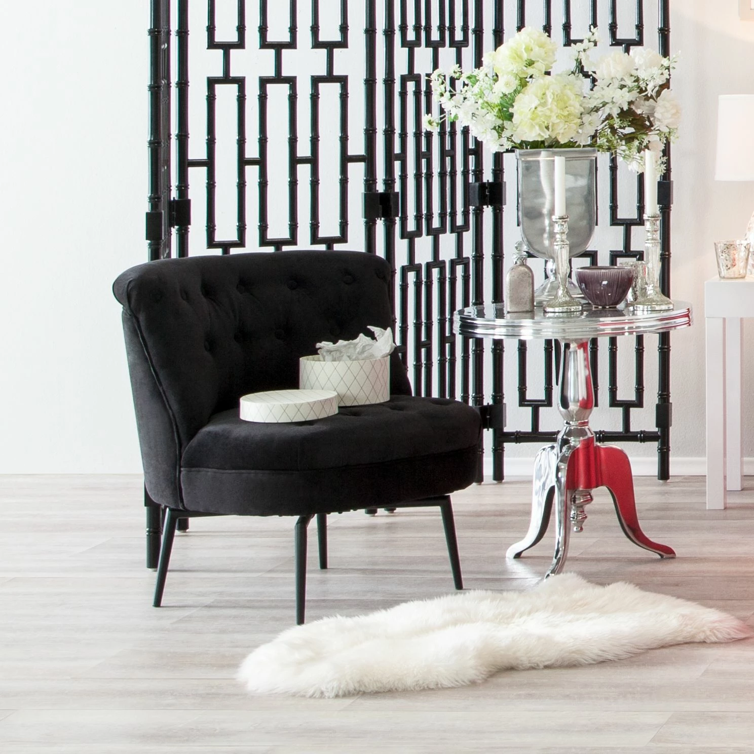 Jack & Alice Fauteuil Jonas I - Noir 4 Jack & Alice Fauteuil Jonas I - Noir – Image 2