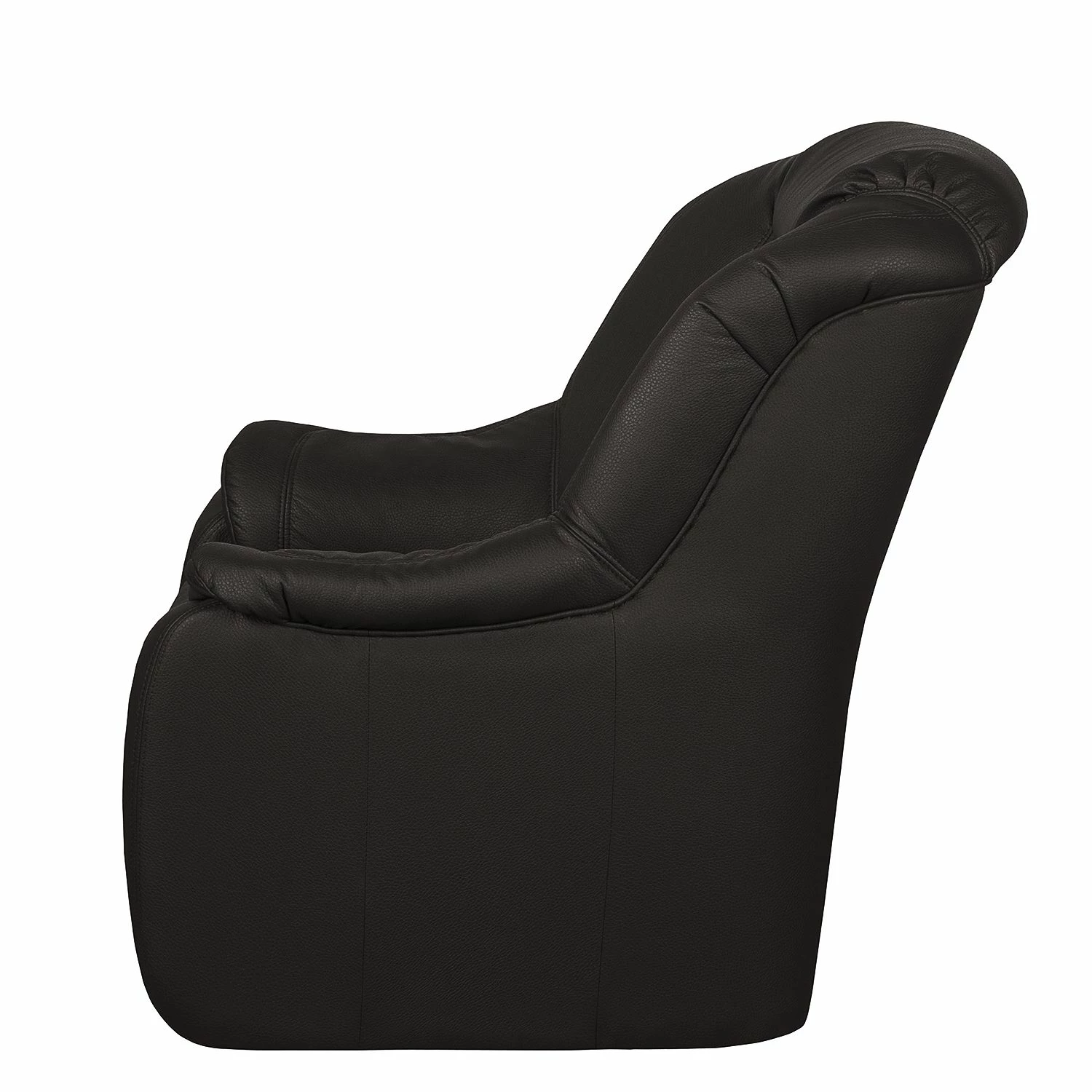 Modoform Fauteuil Lakin Imitation cuir - Marron foncé 5 Modoform Fauteuil Lakin Imitation cuir - Marron foncé – Image 3