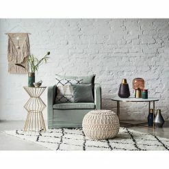 Eva Padberg Collection Fauteuil Lavina - Tissu Moretey : Menthe -loftscape Boutique sessel lavina ii webstoff stoff moretey mint 4737280
