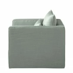 Eva Padberg Collection Fauteuil Lavina - Tissu Moretey : Menthe -loftscape Boutique sessel lavina webstoff mintgrau 4721800