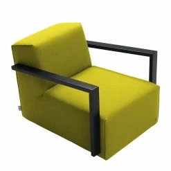 Tom Tailor Fauteuil Lazy - Jaune moutarde - Sans repose-pieds -loftscape Boutique sessel lazy strukturstoff ohne hocker senfgelb 1259934