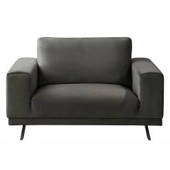 Jack & Alice Fauteuil Lorcy - Gris -loftscape Boutique sessel lorcy samt grau 4892732