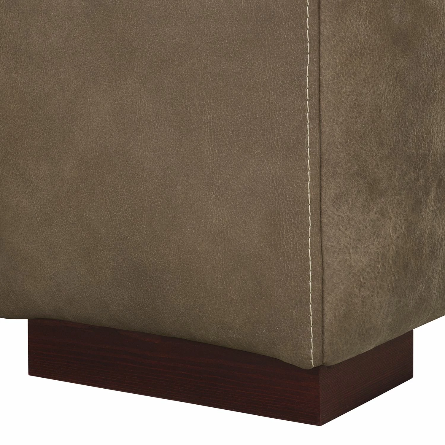 Ars Natura Fauteuil Maine - Cuir véritable - Noix de muscade 8 Ars Natura Fauteuil Maine - Cuir véritable - Noix de muscade – Image 6