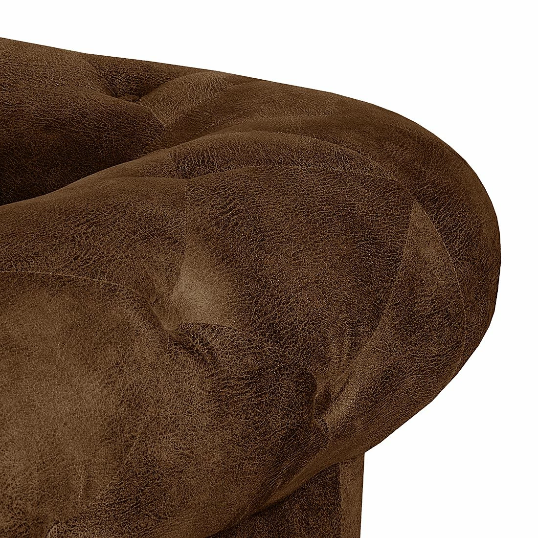 Ars manufacti Fauteuil Mallow - Aspect cuir vieilli marron 7 Ars manufacti Fauteuil Mallow - Aspect cuir vieilli marron – Image 5