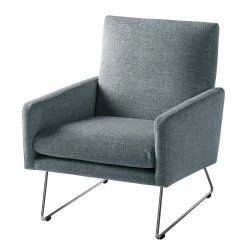 Studio Copenhagen Fauteuil Maximus - Tissu structuré - Gris pigeon