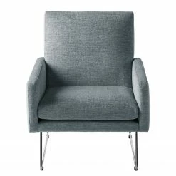 Studio Copenhagen Fauteuil Maximus - Tissu structuré - Gris pigeon 15 Studio Copenhagen Fauteuil Maximus - Tissu structuré - Gris pigeon -loftscape Boutique sessel maximus strukturstoff blaugrau 4951200