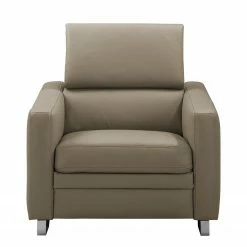 Fredriks Fauteuil Menfi - Cuir véritable - Taupe -loftscape Boutique sessel menfi echtleder taupe 5039396