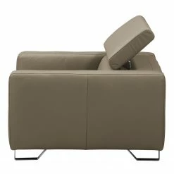 Fredriks Fauteuil Menfi - Cuir véritable - Taupe -loftscape Boutique sessel menfi echtleder taupe 5039400