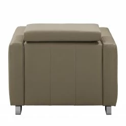 Fredriks Fauteuil Menfi - Cuir véritable - Taupe -loftscape Boutique sessel menfi echtleder taupe 5039404