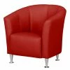 Fredriks Fauteuil Minga - Rouge -loftscape Boutique sessel minga echtleder rot 4474032