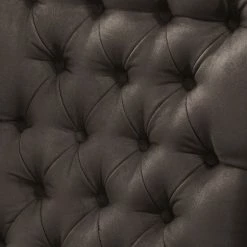 Maison Belfort Fauteuil à oreilles Miscol - Gris marron - Avec repose-pieds -loftscape Boutique sessel miscol antiklederlook mit hocker braungrau 4886396