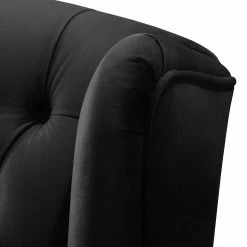 Maison Belfort Fauteuil à oreilles Miscol - Noir - Avec repose-pieds -loftscape Boutique sessel miscol samt mit hocker schwarz 4887748