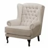 Maison Belfort Fauteuil à oreilles Miscol - Cappuccino - Sans repose-pieds -loftscape Boutique sessel miscol webstoff ohne hocker cappuccino 4886676