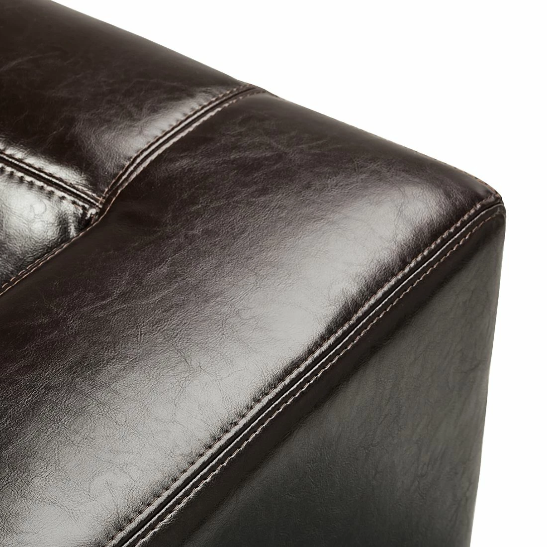 Maison Belfort Fauteuil Nespolo - Cuir véritable marron foncé 7 Maison Belfort Fauteuil Nespolo - Cuir véritable marron foncé – Image 5