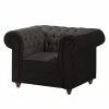 Maison Belfort Fauteuil Chesterfield Pintano - Anthracite -loftscape Boutique sessel pintano webstoff anthrazit 4897680
