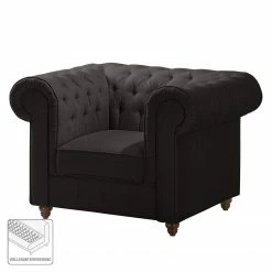Maison Belfort Fauteuil Chesterfield Pintano - Anthracite 14 Maison Belfort Fauteuil Chesterfield Pintano - Anthracite -loftscape Boutique sessel pintano webstoff anthrazit 4897684