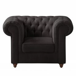 Maison Belfort Fauteuil Chesterfield Pintano - Anthracite 15 Maison Belfort Fauteuil Chesterfield Pintano - Anthracite -loftscape Boutique sessel pintano webstoff anthrazit 4897688