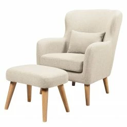 Mørteens Fauteuil Ribolt - Tissu Celia: Sahara