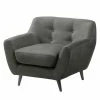 Ars manufacti Fauteuil Rometta - Gris foncé 1 Ars manufacti Fauteuil Rometta - Gris foncé -loftscape Boutique sessel rometta antiklederlook dunkelgrau 4927856