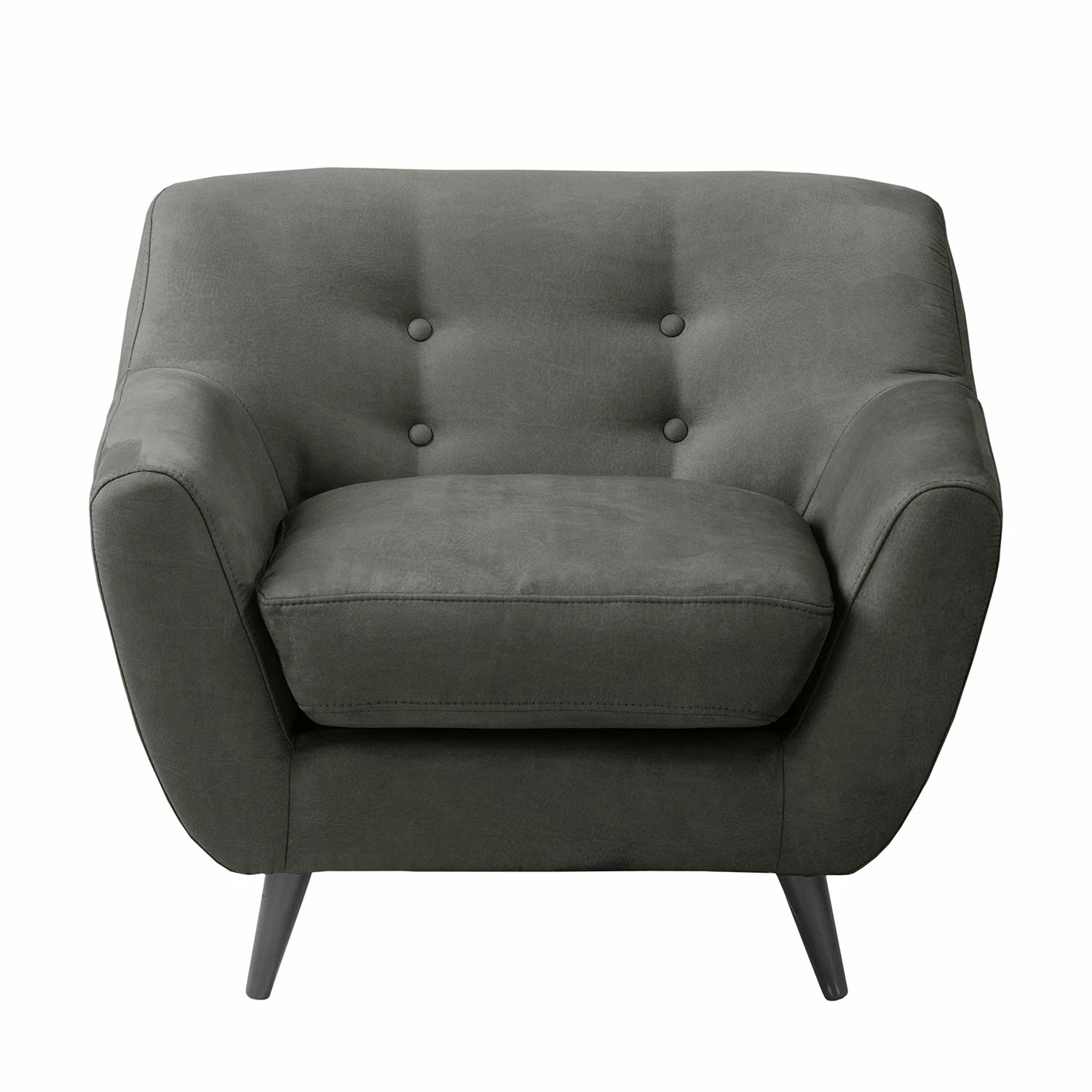 Ars manufacti Fauteuil Rometta - Gris foncé 5 Ars manufacti Fauteuil Rometta - Gris foncé – Image 3